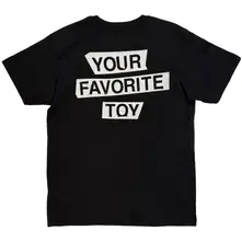Unisex T-Shirt: Your Favourite Toy (Black) (Back Print) thumbnail