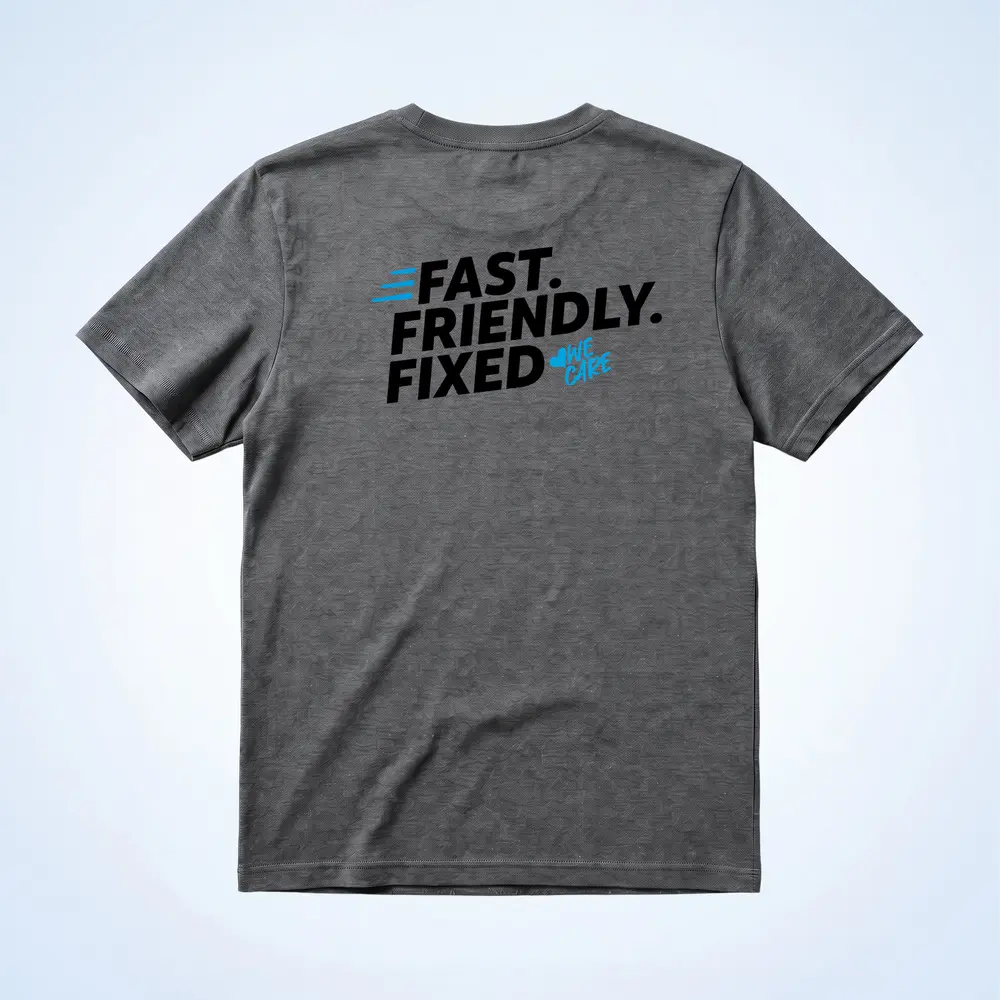 2026 – AT&T Fast Friendly Fixed Globe Re-Made T-Shirt (T-shirt)