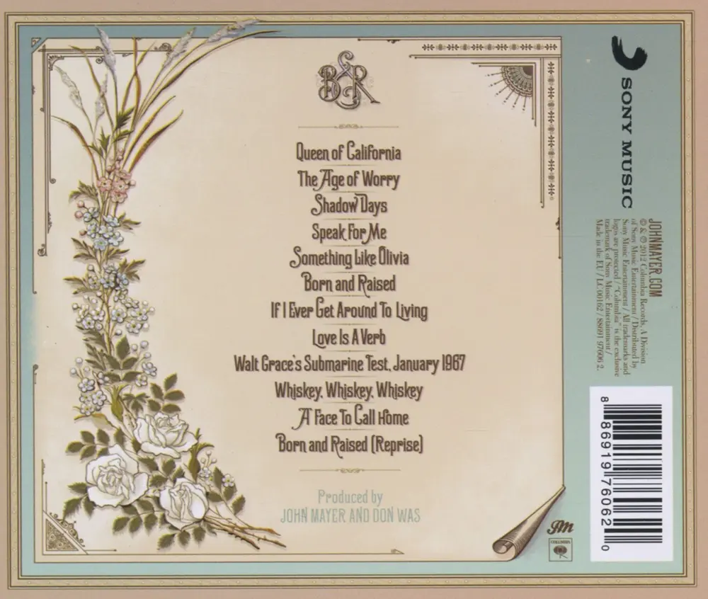 John Mayer – Born and Raised (CD)