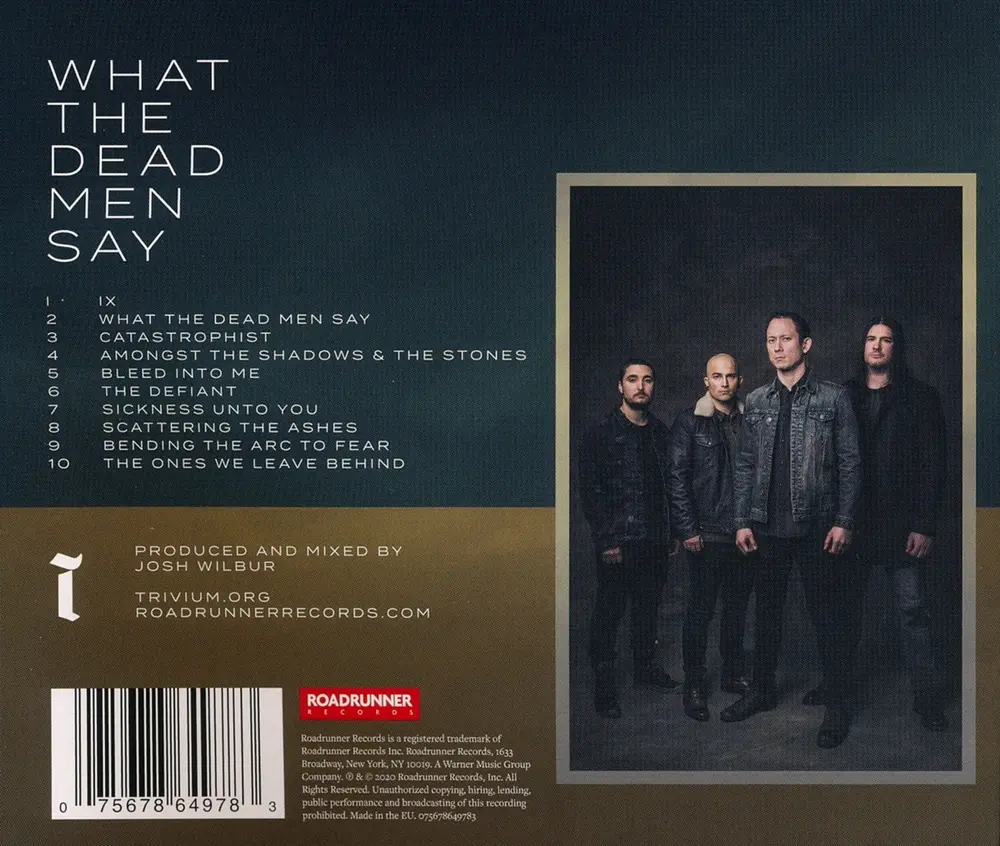 WHAT THE DEAD MEN SAY