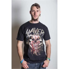 Slayer, Tričko Skull Clench, Unisex, Čierna