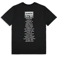 Unisex T-Shirt: Collage Live '25 World Tour (Black) (Back Print & Ex-Tour) thumbnail