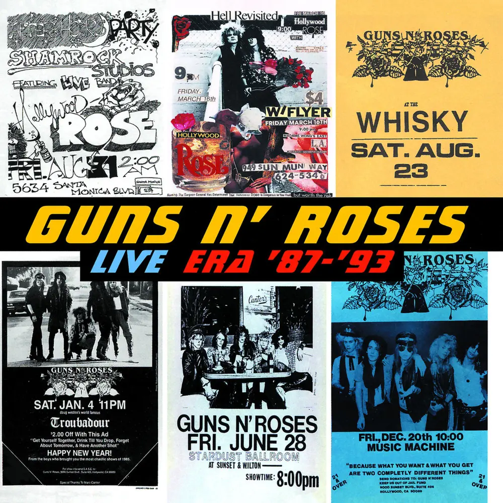 GUNS N'ROSES - LIVE ERA '87-'93