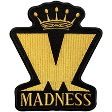 Nažehlovačka Woven Patch: Crown & M