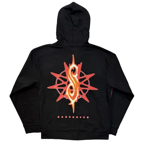 Slipknot – Mikina na zips TESF Group Photo Nonagram (Čierna), Unisex, Čierna