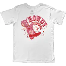 Unisex T-Shirt: Howdy Partner (White) thumbnail