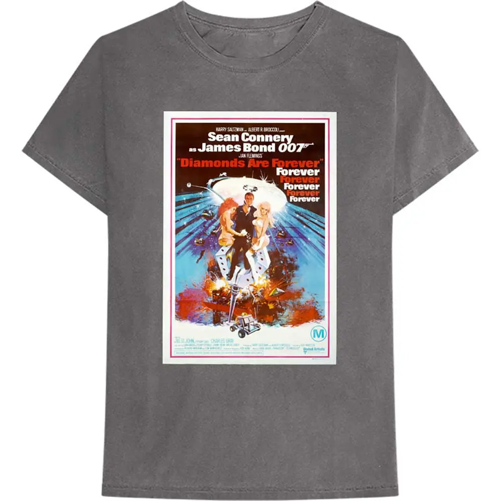 James Bond 007 – Diamonds Are Forever (Gri) (Tricou)
