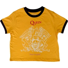 Queen, Tielko Face It Alone Crest, Žena, Žltá