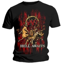 Slayer, Tričko Hell Awaits, Unisex, Čierna