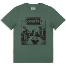 Unisex T-Shirt: Definitely Maybe Frame (Green) (Ex-Tour) thumbnail