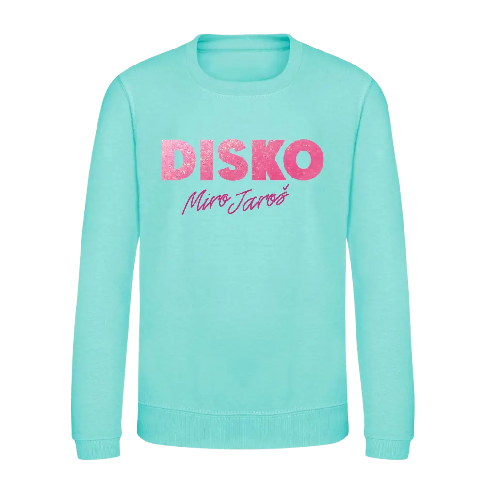 Mikiny – Disko glitter (Crewneck)