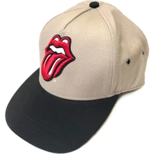 The Rolling Stones, Šiltovka Classic Tongue, Unisex, Čierna, Natural