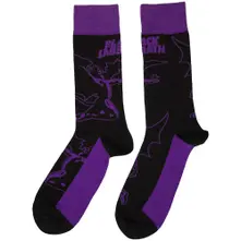 Unisex Ankle Socks: Logo & Demon (Black) (UK Size 7 - 11) thumbnail