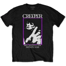 Creeper, Tričko SD&TIV, Unisex, Čierna