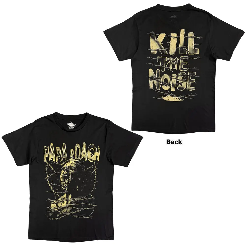 Unisex T-Shirt: Kill The Noise (Black) (Back Print)