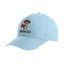 Dúhalka, Šiltovka Pes, Detské, Bledomodrá