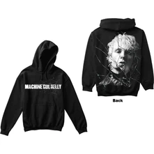 Machine Gun Kelly, Mikina Cracked Glass, Unisex, Čierna