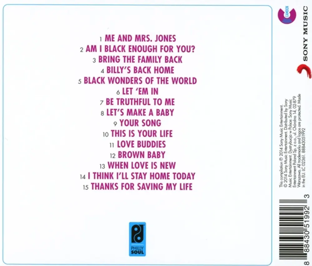 The Very Best Of Billy Paul (CD)