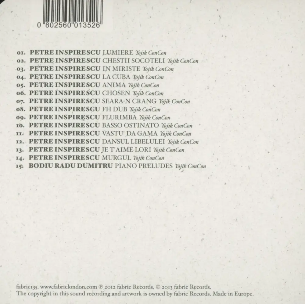 FABRIC 68: PETRE INSPIRESCU