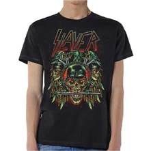 Slayer, Tričko Prey with Background, Unisex, Čierna