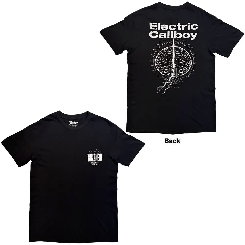 Unisex T-Shirt: Tanzneid Galaxy (Black) (Back Print)