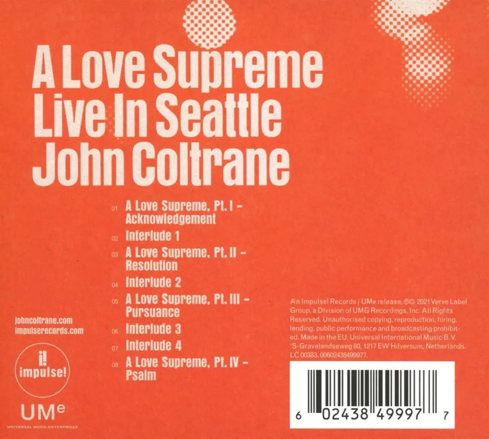 A Love Supreme: Live In Seattle