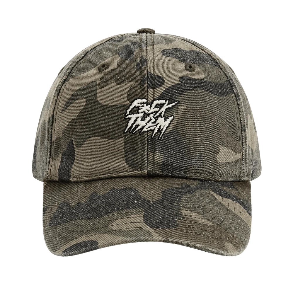 Washed Embroidery Logo Cap