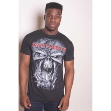 Iron Maiden, Tričko Final Frontier Eddie Vintage, Unisex, Čierna