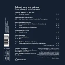 RAMEAU, DESPREZ & VAN EYCK: TALES OF SONG AND SADNESS thumbnail