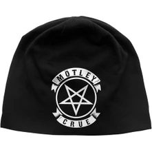 Motley Crue, Čapica Pentagram, Unisex, Čierna