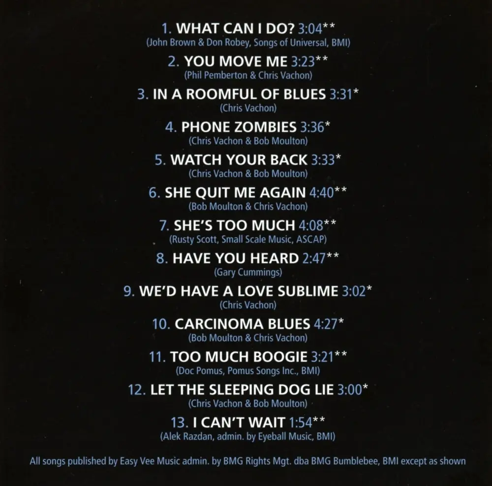 IN A ROOMFUL OF BLUES