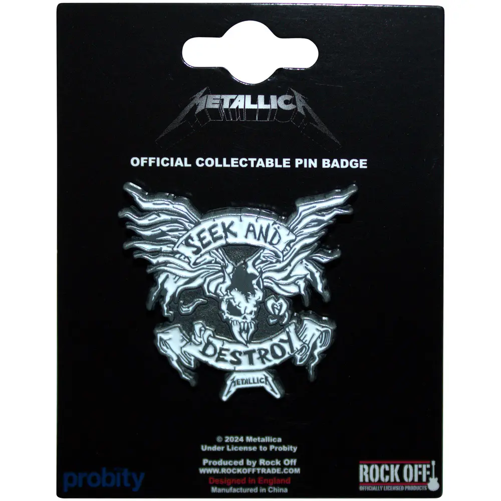 Metallica – Seek & Destroy (Odznak)