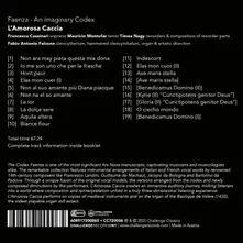 L'Amorosa Caccia – FAENZA - AN IMAGINARY CODEX (CD)