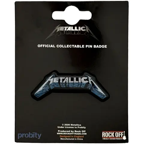 Pin Badge: Blue Shadow Logo