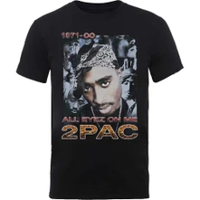 2Pac, Tričko All Eyez 1971, Unisex, Čierna