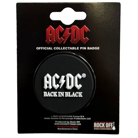 AC/DC – Odznak Back In Black