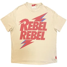 Tričko Ladies Unplugged T-Shirt: Rebel Rebel Lightning Bolt (Natural)