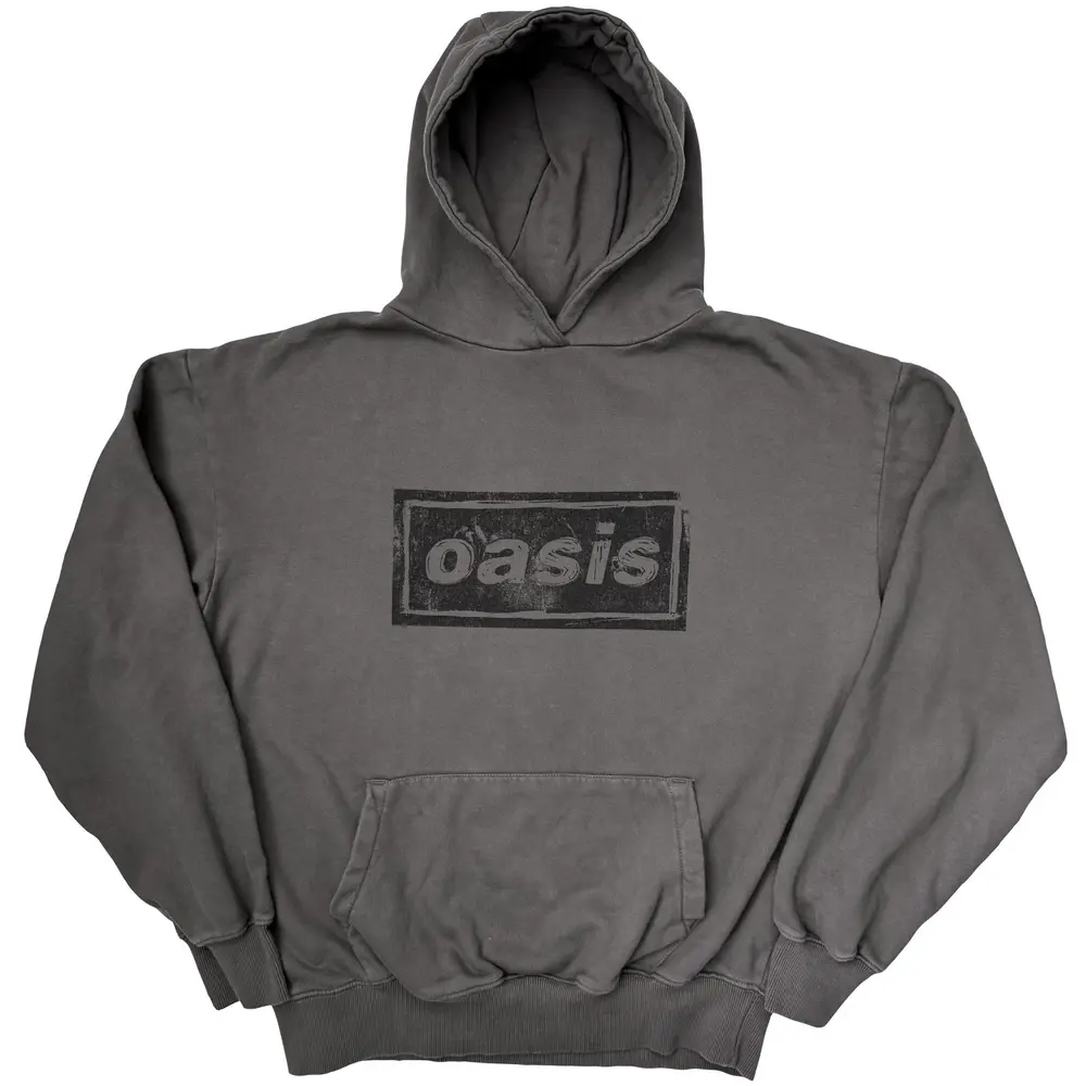 Unisex Pullover Hoodie: Lino Logo (Charcoal Grey) (Ex-Tour)