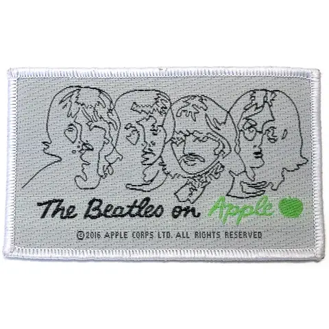 On Apple (Black on White)
