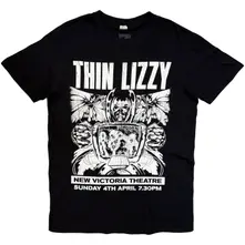 Unisex T-Shirt: Jailbreak Flyer Cleveland '76 (Black) (Back Print) thumbnail