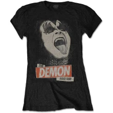 Kiss, Tričko The Demon Rock, Žena, Čierna