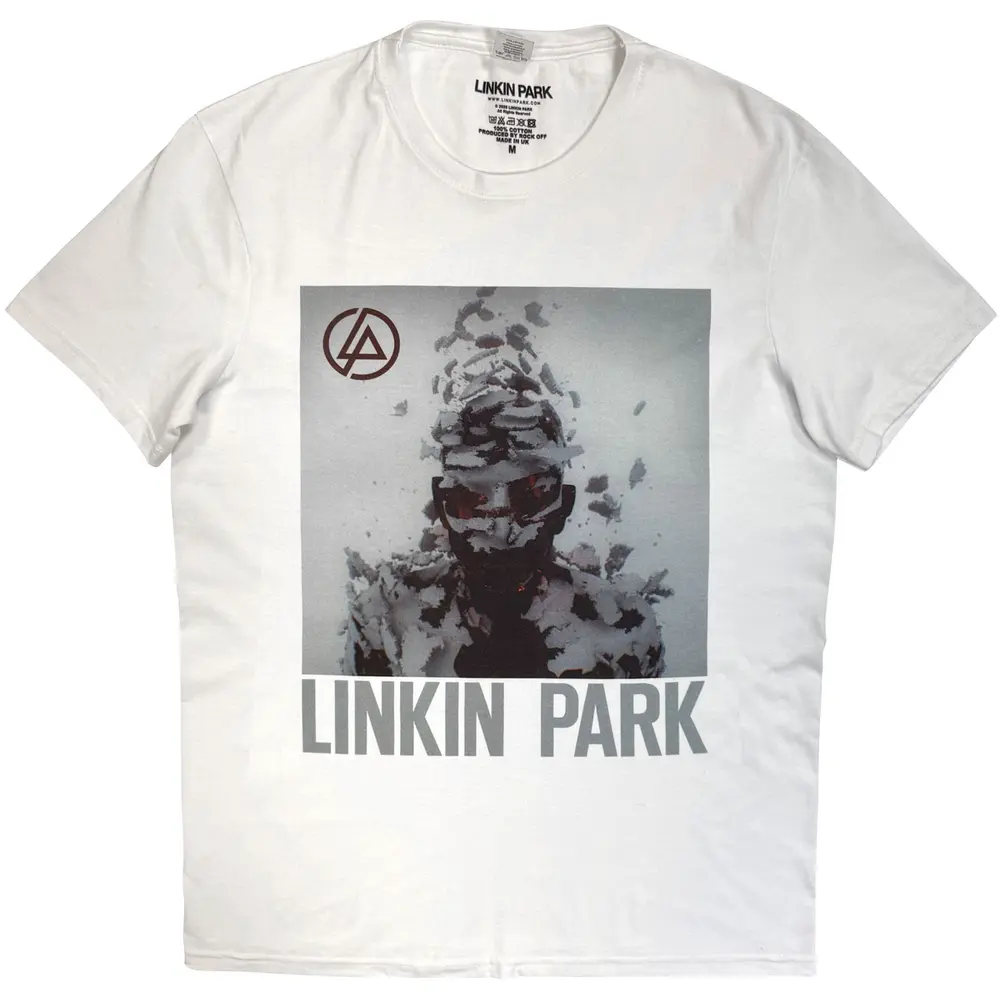 Unisex T-Shirt: Living Things Cover Art (White)