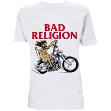 Bad Religion, Tričko American Jesus, Unisex, Biela