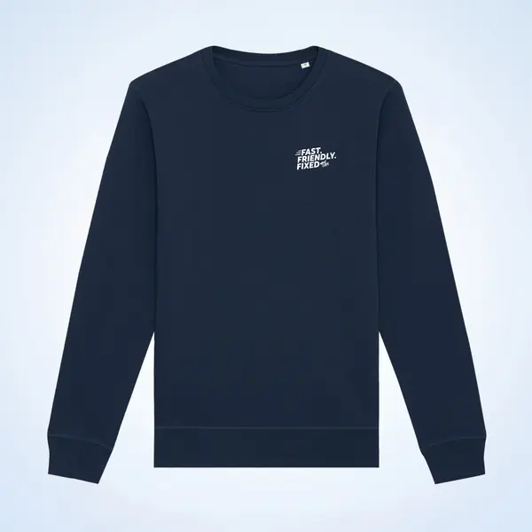2026 – Crewneck AT&T Fast Friendly Fixed Organic Crewneck, Unisex, Navy