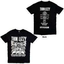 Tričko Unisex T-Shirt: Jailbreak Flyer Cleveland '76 (Black) (Back Print)