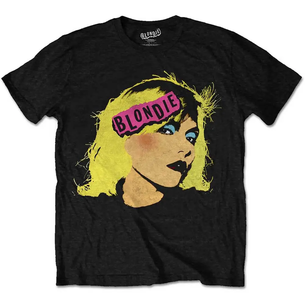Blondie – Punk Logo (Čierna) (Tričko)