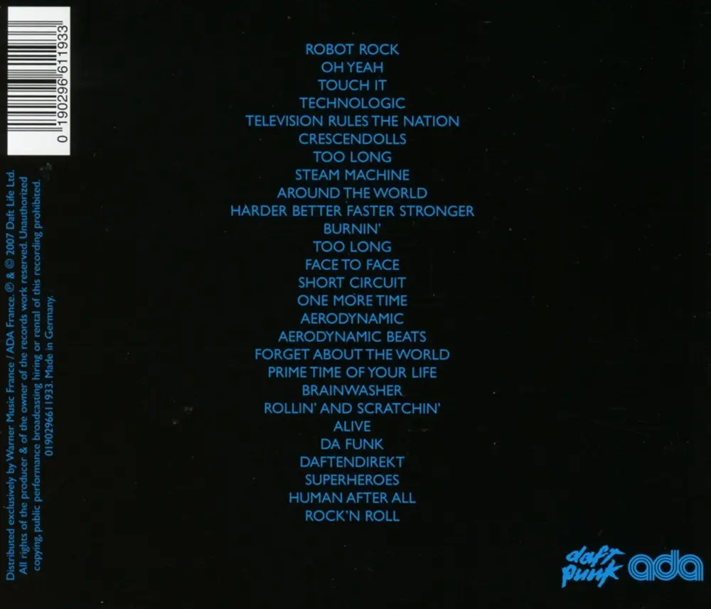 Daft Punk – ALIVE 2007 (2021) (CD)