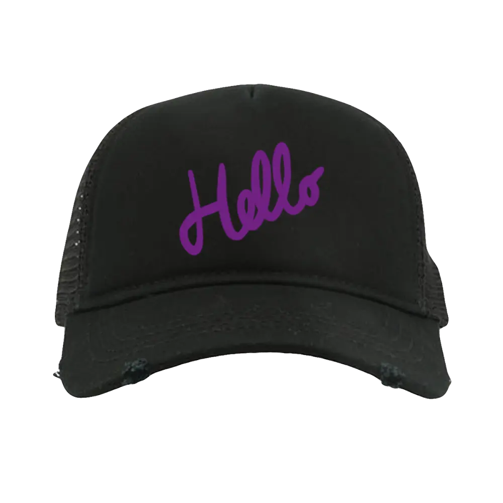 Purple Hello
