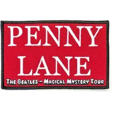 The Beatles – Penny Lane Red (Červená) (Nášivka)