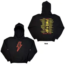 Unisex Pullover Hoodie: Lightning Bolt World Tour '24-'25 (Black) (Back Print & Ex-Tour) thumbnail